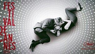 66-ojo Kanų kino festivalio plakatas su Joanne Woodward ir Paulu Newmanu filme &bdquo;A New Kind of Love&ldquo;