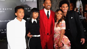 Jadenas, Willow, Willas, Jada ir Trey Smithai