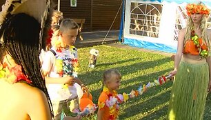 Inga Stumbrienė daugiavaikei &scaron;eimai surengė teminį vakarėlį