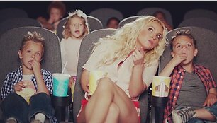 Britney Spears su sūnumis Seanu Prestonu ir Jaydenu Jamesu