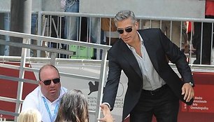 George'as Clooney ir Sandra Bullock Venecijos kino festivalyje