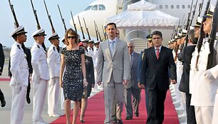 Asma al Assad ir Basharas al Assadas