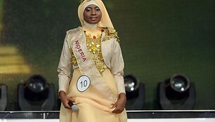 Gražiausia musulmone i&scaron;rinkta Obabiyi Aishah Ajibola i&scaron; Nigerijos
