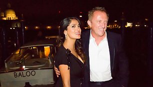 Salma Hayek ir Francois-Henri Pinault švenčia penktąsias santuokos metines