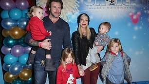 Tori Spelling ir Deano McDermotto sūnus Liamas švenčia septintąjį gimtadienį