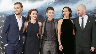 Douglasas Boothas, Emma Watson, Loganas Lermanas, Jennifer Connelly ir režisierius Darrenas Aronofsky