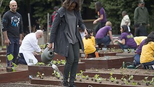 Michelle Obama su vaikais