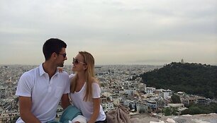 Novakas Džokovičius ir Jelena Ristič
