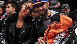 Alicia Keys ir Swizz Beatz su sūnumi Egyptu