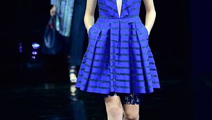 Agnė Končiūtė &bdquo;Emporio Armani&ldquo; kolekcijos pristatyme