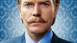 Filmo „Ūsuotasis ponas Mortdecai“ plakatas su Ewanu McGregoru