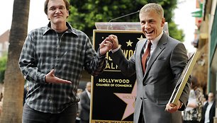 Quentinas Tarantino ir Christophas Waltzas
