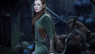 Evangeline Lilly filme „Hobitas: Penkių armijų mūšis“