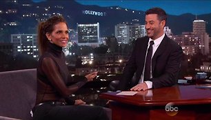 Halle Berry ir Jimmy Kimmelis