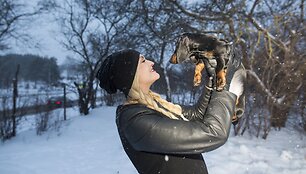 Skaiva Kraujalė su augintiniu