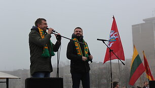 Akcijos &bdquo;Yra Lietuva&ldquo; akimirka