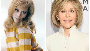 Jane Fonda 1965 ir 2016 metais