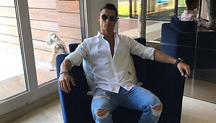 Cristiano Ronaldo savo namuose