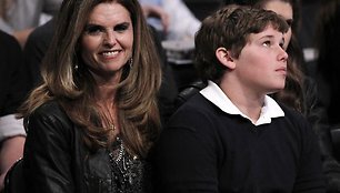 Maria Shriver ir Christopheris Schwarzeneggeris