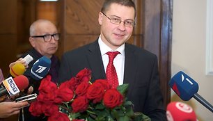 Perrinktas Latvijos Premjeras Valdis Dombrovskis