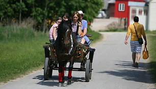 Važinėtis kinkiniu gali būti nesaugu.