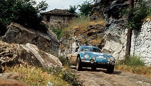 1973 m., „Renault Alpine A110“ Akropolio ralyje, Graikijoje