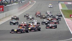 F-1 Didžiosios Britanijos GP startas