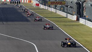 F-1 Japonijos GP akimirka