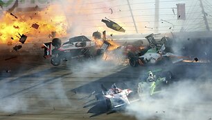 Tragi&scaron;ka avarija &bdquo;IndyCar&ldquo; lenktynėse Las Vegase