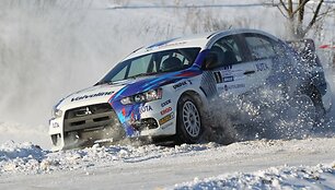 Vytautas &Scaron;vedas/Žilvinas Sakalauskas, &bdquo;Mitsubishi Lancer Evo X&ldquo;