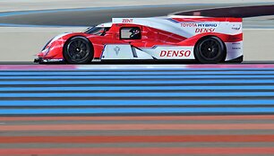 &bdquo;Toyota TS030&ldquo; bolido bandymai &bdquo;Paul Ricard&ldquo; trasoje