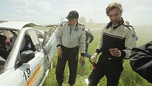 Tautvydo ir Juozo Naru&scaron;ių &bdquo;Mitsubishi Lancer Evo VI&ldquo; &bdquo;stogas&ldquo;