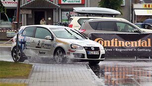 Tarptautinio žurnalistų ralio akimirka