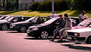 Pirmas slalomo &bdquo;Nissan taurė&ldquo; etapas &bdquo;Siemens&ldquo; arenos aik&scaron;telėje