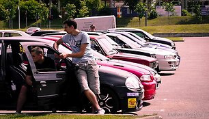 Pirmas slalomo &bdquo;Nissan taurė&ldquo; etapas &bdquo;Siemens&ldquo; arenos aik&scaron;telėje