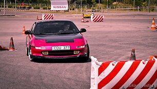 Pirmas slalomo &bdquo;Nissan taurė&ldquo; etapas &bdquo;Siemens&ldquo; arenos aik&scaron;telėje
