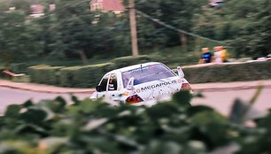 „300 lakes rally“ greičio ruožai mieste