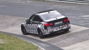 Užmaskuotas BMW M3 Niurburgringe