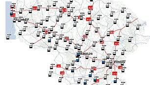 Lietuvos kelių schema