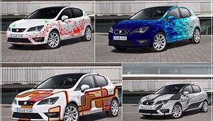 &bdquo;SEAT Ibiza&ldquo; konkurso dizaino maketai