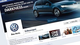 &bdquo;Volkswagen&ldquo; &bdquo;Facebook&ldquo; puslapis