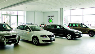 Atnaujintas &bdquo;&Scaron;koda&ldquo; salonas Klaipėdoje