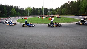 Lietuvos kartingo čempionato pirmas etapas Plytinės kartodrome