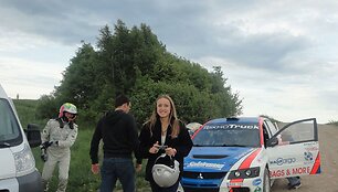 Ramūno Čapkausko treniruotė prie&scaron; Vilniaus ralį