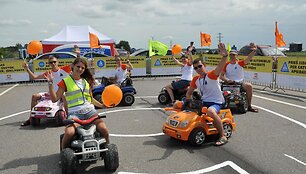 &bdquo;1000 km lenktynių&ldquo; teritorijoje sukonstruota imitacinė sankryža