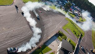 &bdquo;Drift Allstars&ldquo; varžybos Rygoje