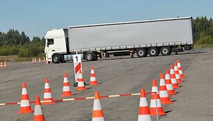 Geriausio sunkiojo transporto vairuotojo konkursas