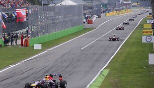F-1 lenktynės Monzos trasoje Italijoje