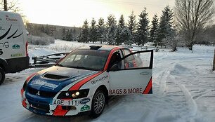 Ramūno Čapkausko automobilis ruo&scaron;iamas 2014 m. sezonui