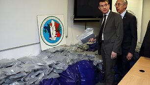 Prancūzijoje sulaikyta kokaino kontrabanda